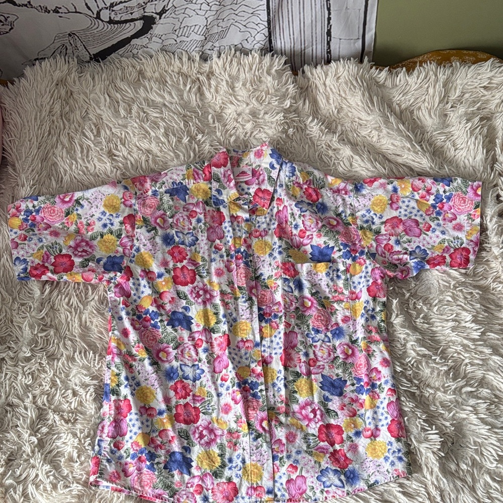 Floral Button-Up Shirt